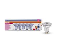 5 x Osram LED Parathom Reflector 3.4W = 35W GU10 Warm White 2700K Ra>90 Dimmable