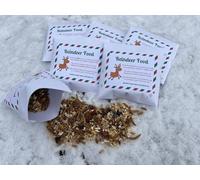 5 x Packets of Reindeer Food with Poem: Christmas Eve Magic Dust, Xmas Box Bag Filler Gift Present, Magical Activity Secret Santa Rudolf Elf