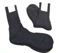 5 X Pairs British Army Thick Warm Black Socks (as8, numeric, numeric_7, numeric_10_point_5, regular, regular)