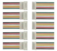 5 x Pairs Micro JST SH 1.25 1.25 mm 6-Pin Male Female Connector Female Coupling 15 cm 28AWG PVC Cable