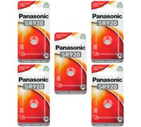 5 x Panasonic 371 370 Silver Oxide 1.5v Watch Batteries SR920 SR69 SR920WS V371