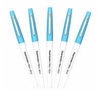 5 x Paper Mate Flair Felt Tip Pen | 1.2mm Bold Tip Nib - Quick-Drying, Smudge & Smear Resistant | Perfect for Writing, Doodling, Colouring & Journaling | Blue Colour Ink - Loose in Plain Packaging