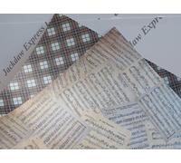 5 x Pearlescent Patterned Backing Card A3 300gsm 2-Sided 13 Designs to Choose (Music Notes 001)