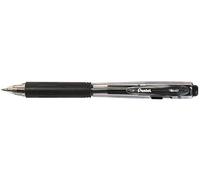 5 x Pentel BK437 Retractable Ballpoint Pen Black