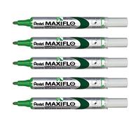 Set of 3 Pentel Marker Maxiflo MWL5S Whiteboard, Green