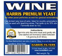 5 x Premium Wine Yeast Sachets for Home Wine Making