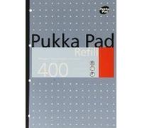 5 X Pukka Pads A4 Refill Pad - 400 Pages (Pack of 5) (Available in Silver, Pink and Blue)
