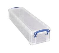 5 x Really Useful Storage Box 1.5 Litre Clear - Free Next Working Day Delivery