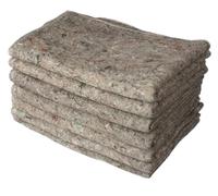 5 x Removal Blankets Premium Cross Stitched Heavy Duty Mixed Fabric Furniture Removal