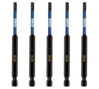 5 x Rennie Tools 100mm Long T27 TX27 Impact Screwdriver Driver Bits Se