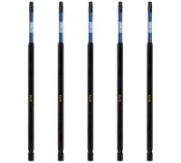5 x Rennie Tools 150mm Long T15 TX15 Impact Screwdriver Driver Bits Set