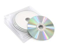 5 x Ritek Full-Face Thermal CD-R Recordable Discs 52x Speed in Dragon Trading Plastic Sleeves With Flap - White Thermal Printable Blank CD-R Media for Data Music Photos Storage