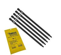 5 x SabreCut SC130SQ2_5 130mm SQ2 Compatible with SENCO DuraSpin DS200 DS202 DS202-14v DS205 EA0123 and TYREX D404-14V Autofeed Collated Drywall Screwdriver Gun Bit Single Ended Square No.2 Heavy Duty