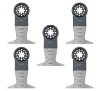 5 x SabreCut SCFN65B_5 65mm x 40mm Bimetal (BIM) Long Life 18 TPI Multi Tool Blades Compatible with Bosch Fein Starlock/Starlock Plus and Starlock Max Multi Tool Fitting System and Accessories