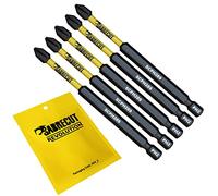 5 x SabreCut SCPH289_5 89mm PH2 Magnetic Impact Screwdriver Driver Bits Set Phillips Heavy Duty