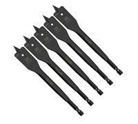 5 x SabreCut SCRIW20_5 20mm x 152mm Impact Rated Flat Wood Spade Bits for Softwood Hardwood Chipboard