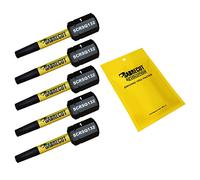 5 x SabreCut SCRSQ132_5 32mm SQ1 Square Magnetic Impact Screwdriver Driver Bits Set Single Ended Heavy Duty