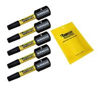 5 x SabreCut SCRSQ232_5 32mm SQ2 Square Magnetic Impact Screwdriver Driver Bits Set Single Ended Heavy Duty