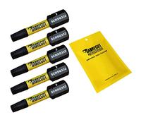 5 x SabreCut SCRSQ332_5 32mm SQ3 Square Magnetic Impact Screwdriver Driver Bits Set Single Ended Heavy Duty