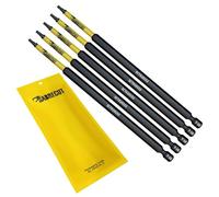5 x SabreCut SCTX10152_5 152mm T10 TX10 Magnetic Impact Screwdriver Driver Bits Set Torx Heavy Duty