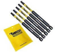 5 x SabreCut SCTX2089_5 89mm T20 TX20 Magnetic Impact Screwdriver Driver Bits Set Torx Heavy Duty