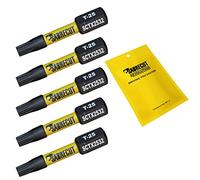 5 x SabreCut SCTX2532_5 32mm T25 TX25 Magnetic Impact Screwdriver Driver Bits Set Torx Heavy Duty