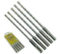 5 x SabreCut SDSAK1 5.5mm 6mm 6.5mm x 160mm PGM Approved SDS Plus Drill Bit Mix Kit For Stone Concrete Brick