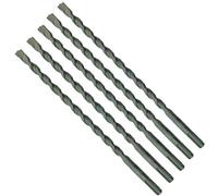 5 x SabreCut SDSC10_5 10mm x 260mm PGM Approved SDS Plus Drill Bits For Stone Concrete Brick