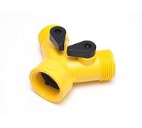 5 x Screw ON FIX Hose CONNECTORS 2 Way Splitter 2 OUTLETS & 1 Inlet