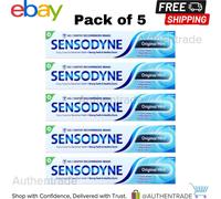 5 X Sensodyne Daily Care Original Sensitive Teeth Toothpaste 75ml-(Total 375 ml)