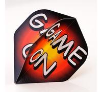 5 x SETS GAME ON STANDARD SHAPED POLY METRONIC DARTS FLIGHTS