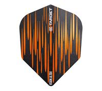 5 x Sets of Target Vision Ultra Spectrum Dart Flights - 100 Micron - 4 Shapes, 6 Colours (Orange, No 6)