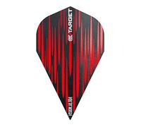 5 x Sets of Target Vision Ultra Spectrum Dart Flights - 100 Micron - 4 Shapes, 6 Colours (Red, Vapor)