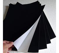 5 x Sheets (210mm x 330mm) of Sticky Flock Hot fix Rhinestone Template/Stencil Material, Best, Easy and Cost Effective Solution for Making Design templates
