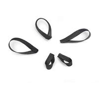 5 x Sinamay Loops Strip 10mm Width Fascinator Hat Making Millinery Trimmings (Black)