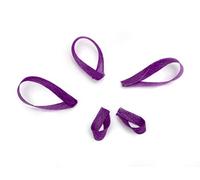 5 x Sinamay Loops Strip 10mm Width Fascinator Hat Making Millinery Trimmings (Dark Purple)