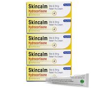 5 x Skincalm 10g Bite and Sting Relief 1% Cream