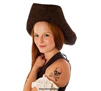 5 x Skull Tattoos - Skull and Bones Tattoo - Pirates Tattoo