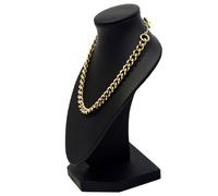 5 x Small Necklace Display Busts - Black Leatherette - Jewellery Shop Retail Display (G414BL) (5, Small (16cm))