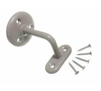 5 x Stair Rail HANDRAIL Brackets 2 1/2" 63MM Grey Steel