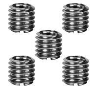 5 X Sunwayfoto Stainless Steel Slotted Post Type 1/4" to 3/8" Tripod Adapter/Bushing TN-2 TN2