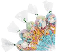 5 x Sweet Cones Pre Filled [BLUE] Vegan and Halal Friendly Party Bag Sweets for boys and girls - perfect for birthday parties