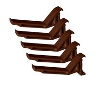 5 x TruMAX K2 Gutter Bracket C8043 Conservatory Guttering Replacement - Brown