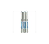 5 X UNI-BALL Eye UB-157E Roller Ball Pen FINE (0.7mm) Light Blue