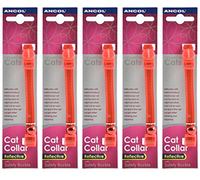 5 x Unit DEAL - Ancol - Gloss Reflective Cat Collar Red