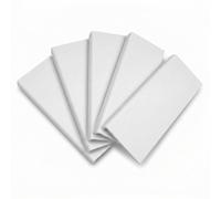5 X Upvc Bullnose Window Board, Internal Window Sill Capping, White Finish, 250mm Width X 0.25M Length