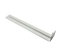 5 x UPVC Plastic Fascia Board Straight Butt Joint White 300mm Round Edge Profile