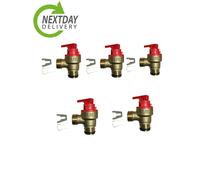 5 x VAILLANT ECOTEC PRO 24 & 28 VUW PRESSURE RELIEF SAFETY VALVE ( PRV ) 178985 [EEK: A+++]
