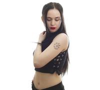 5 x Viking compass tattoo - Vegvísir - Celtic compass - mystical protection symbol (5)