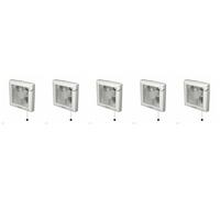 5 x Vortice 11856 Punto M 150/6" AP Axial Extractor Fans with Pullcord & Shutter